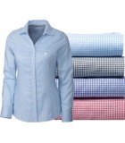 Cutter & Buck Ladies' Tattersall Pattern Long Sleeve Button Down Cutter & Buck Ladies' Tattersall Pattern Long Sleeve Button Down