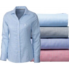 Cutter & Buck Ladies' Tattersall Pattern Long Sleeve Button Down Cutter & Buck Ladies' Tattersall Pattern Long Sleeve Button Down