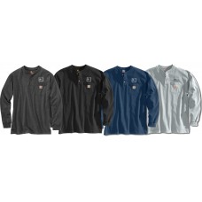 Carhartt Cotton Henley T-Shirt LWK128 Carhartt Cotton Henley T-Shirt LWK128